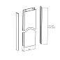 ART-LINE2090-WL UP-DOWN LED Светильник профильный настенный двухсторонний   -  Настенные светильники 